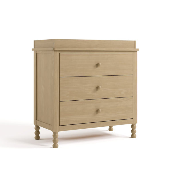 Rio 3 Drawer Chest with Topper-Driftwood