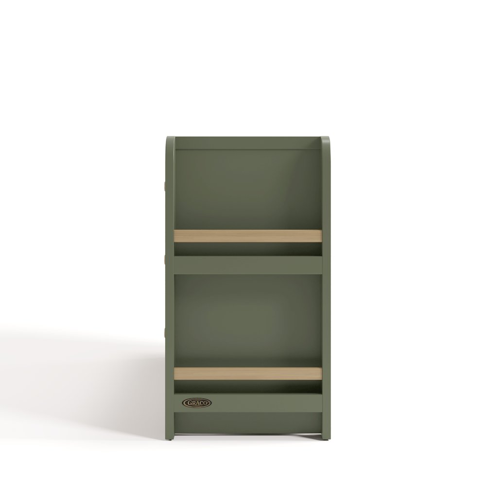 Read-With-Me 6 Drawer Dresser-Olive/Driftwood