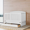 Graco Bellwood 5-in-1 Convertible Crib with Drawer (White)