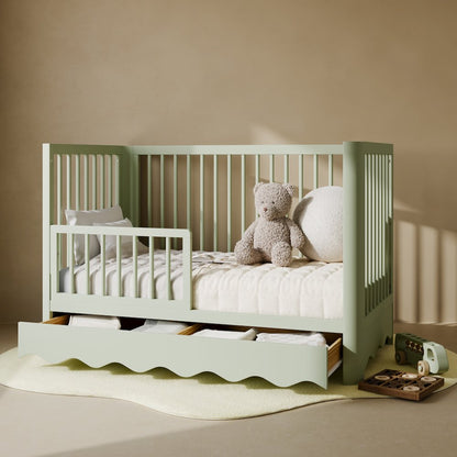 Casablanca Deluxe 5-in-1 Convertible Crib with Drawer - Sage