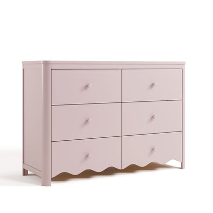 Casablanca 6 Drawer Dresser-Blush