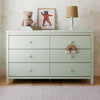 Alpine 6-Drawer Dresser- Sage
