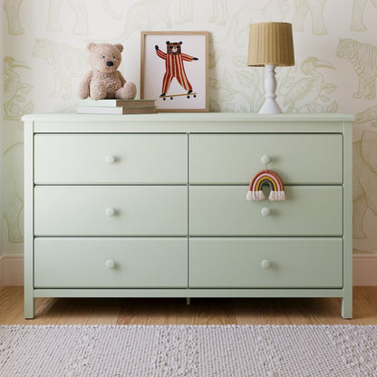 Alpine 6-Drawer Dresser- Sage