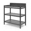 Storkcraft Alpine Changing Table (Gray) - Includes Water Resistant Changing Pad