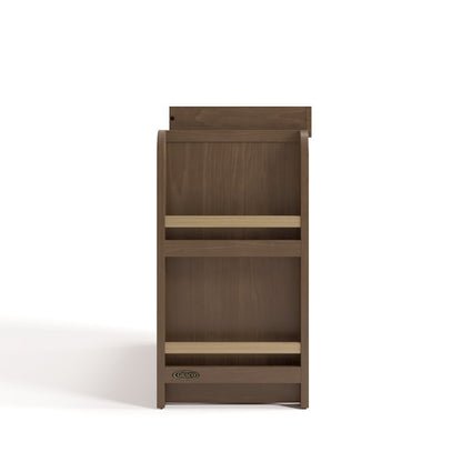 Read-With-Me 3 Drawer Chest with Topper -Hazelnut/Driftwood