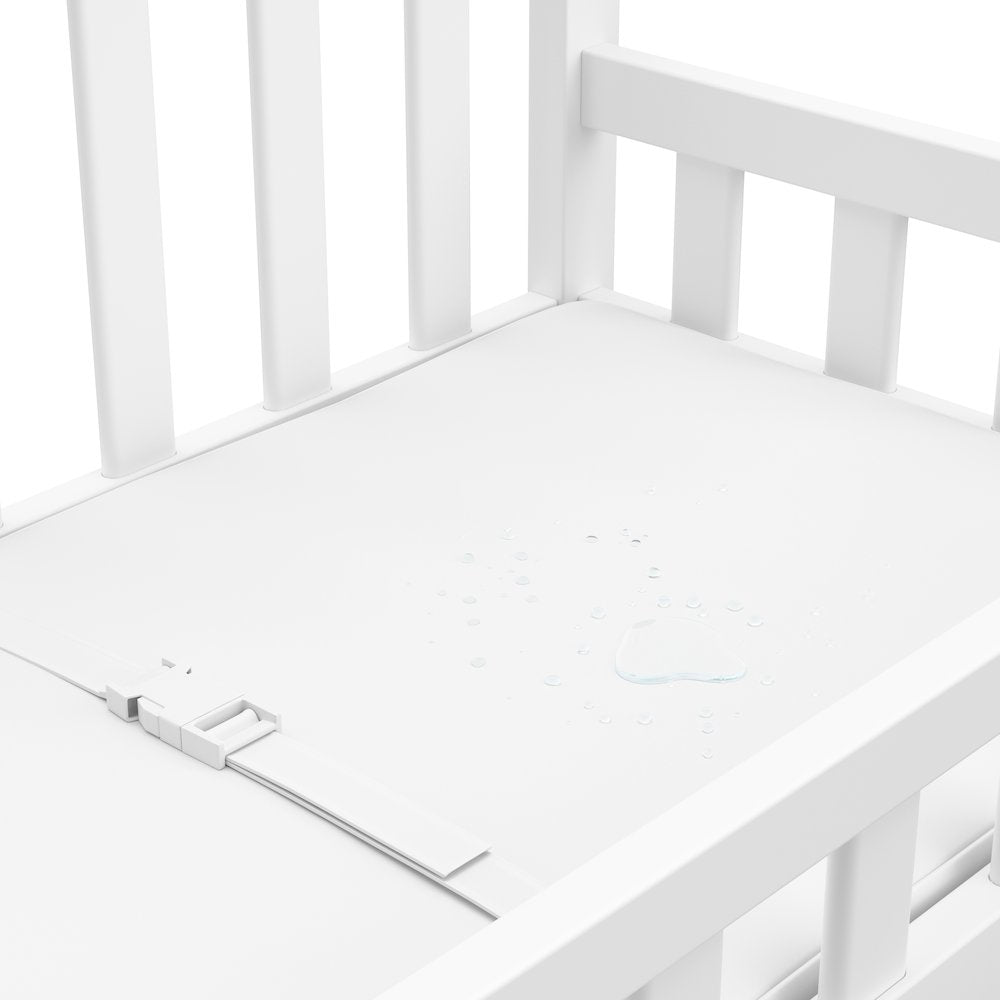 Graco Changing Table with Water-Resistant Changing Pad (White)
