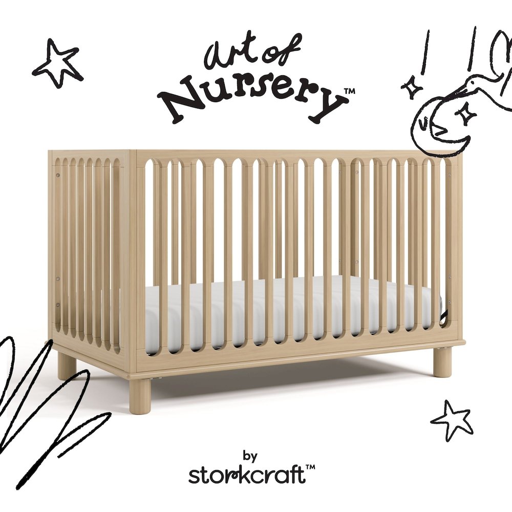 Sicily Convertible Crib- Driftwood