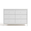 Olivia 6 Drawer Dresser-White