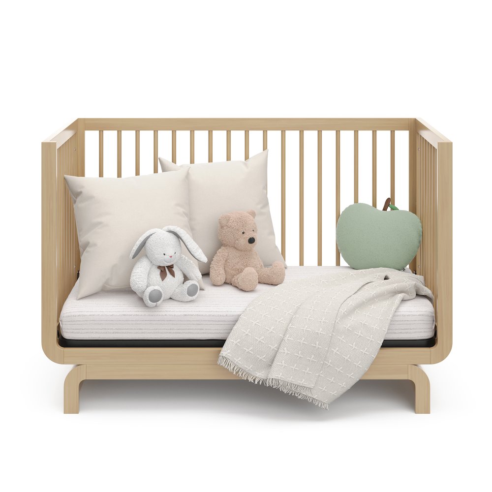 Storkcraft Santorini Deluxe 5-in-1 Convertible Crib, Driftwood
