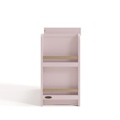 Read-With-Me 3 Drawer Chest with Topper -Blush/Driftwood