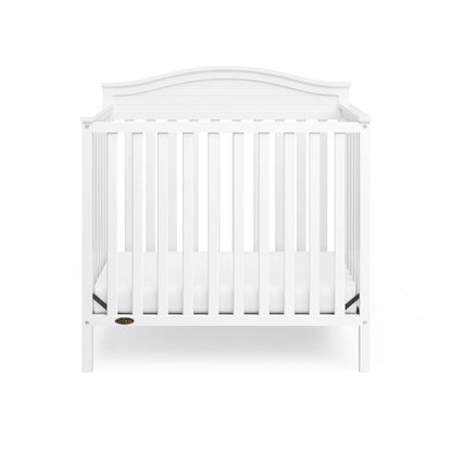 Graco Stella 4-in-1 Convertible Mini Crib with Bonus Mattress - White