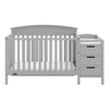 Graco Benton 4-in-1 Convertible Crib and Changer (Pebble Gray)