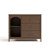 Olivia 3 Drawer Combo Dresser-Hazelnut