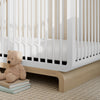 Storkcraft Santorini Deluxe 5-in-1 Convertible Crib, White With Driftwood