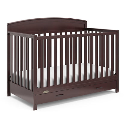 Graco Benton 5-in-1 Convertible Crib with Drawer (Espresso)