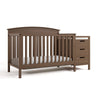 Benton Crib & Changer -Hazelnut