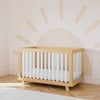 Storkcraft Beckett 3-in-1 Convertible Crib (Natural with White)