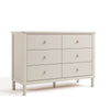 Rio 6 Drawer Dresser-Frosted Oat