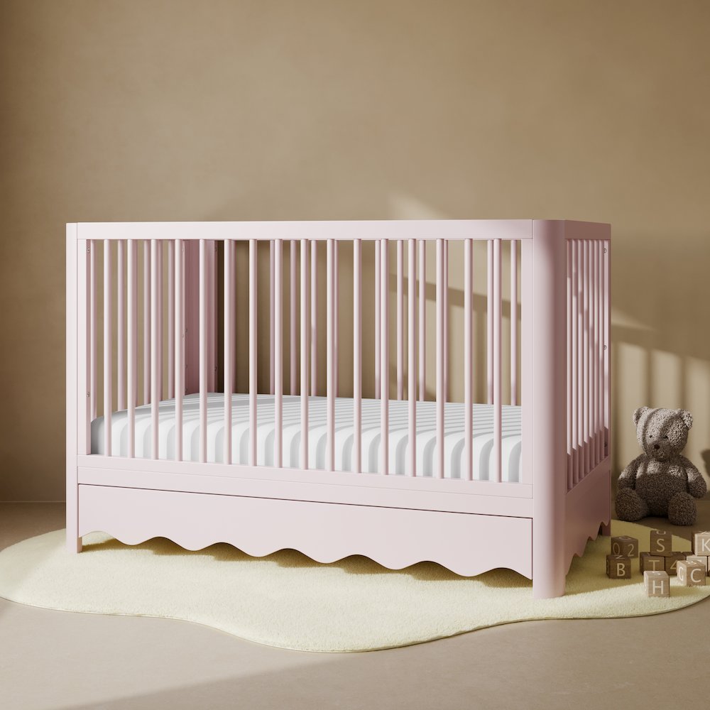 Casablanca Crib With Drawer-Blush