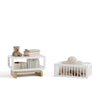 Santorini Deluxe 3-in-1 Convertible Bassinet - White/Driftwood