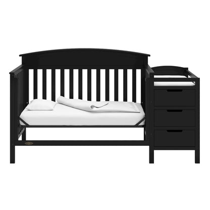 Graco Benton 4-in-1 Convertible Crib and Changer (Black)