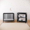 Graco Teddi 4-in-1 Convertible Mini Crib - Black