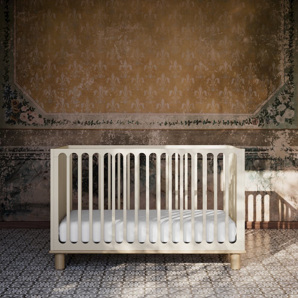Sicily Convertible Crib- Frosted Oat/Driftwood