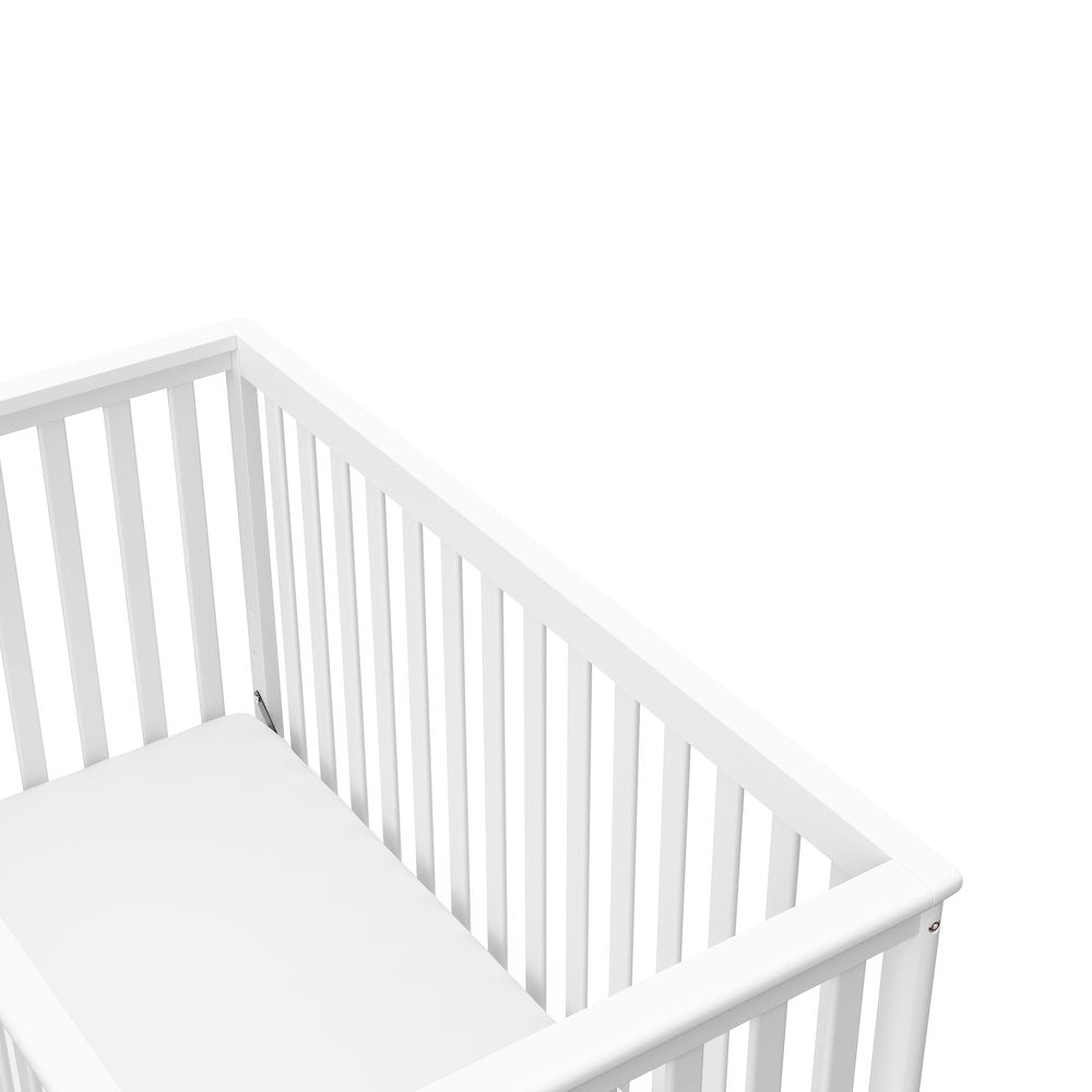 Storkcraft Hillcrest 4-in-1 Convertible Crib - White
