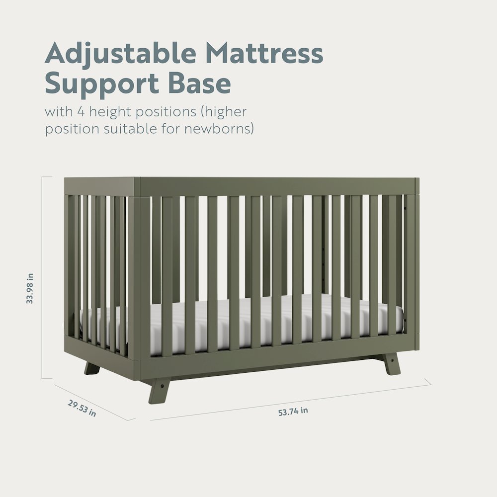 Storkcraft Beckett 3-in-1 Convertible Crib (Olive)