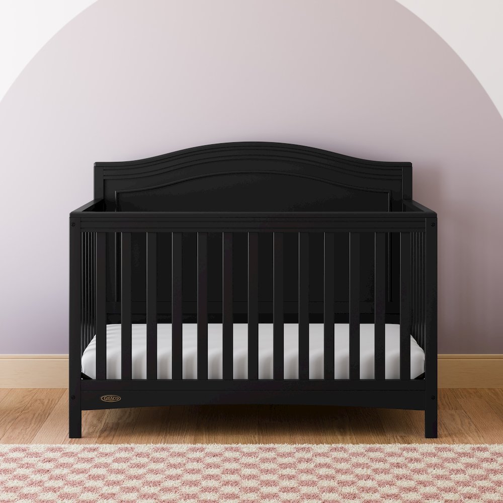 Graco Paris 4-in-1 Convertible Crib (Black) – GREENGUARD Gold Certified