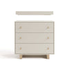 Texas 3 Drawer Chest with Topper-Frosted Oat/Driftwood