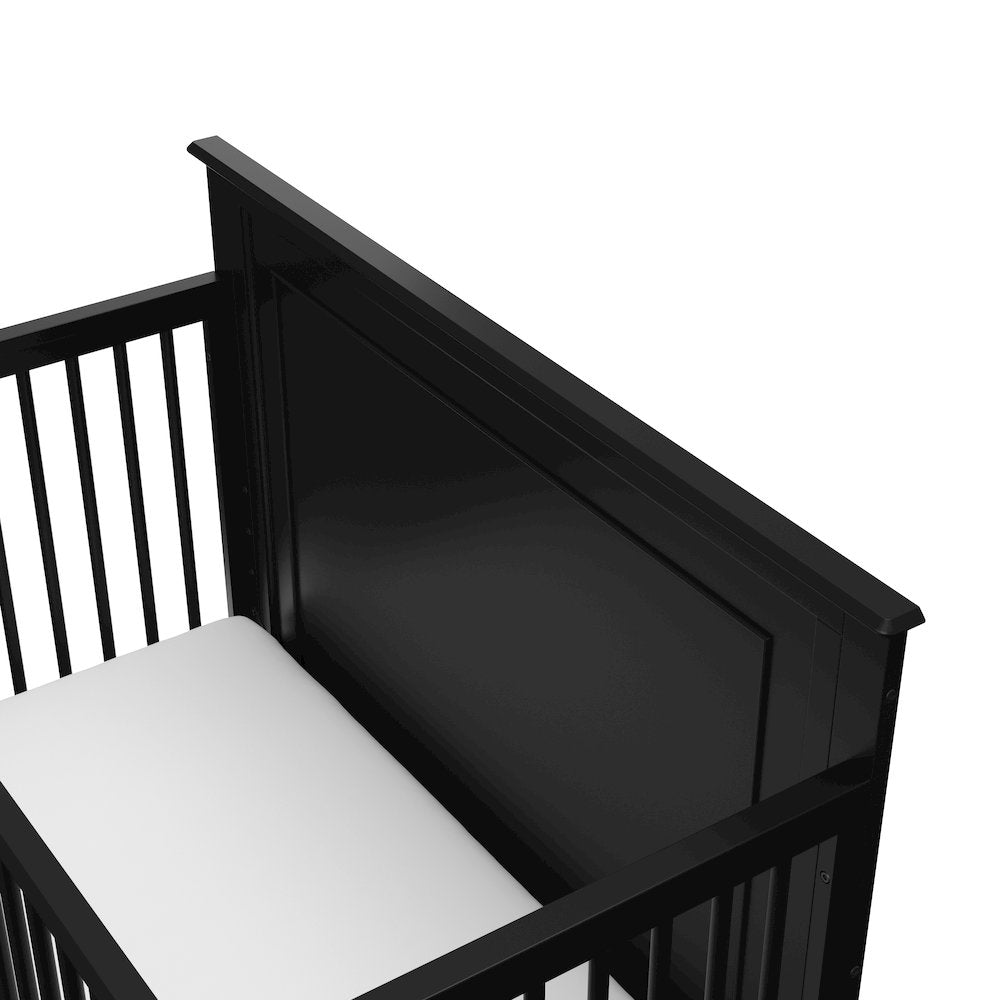 Solstice 5-in-1 Convertible Crib - Black
