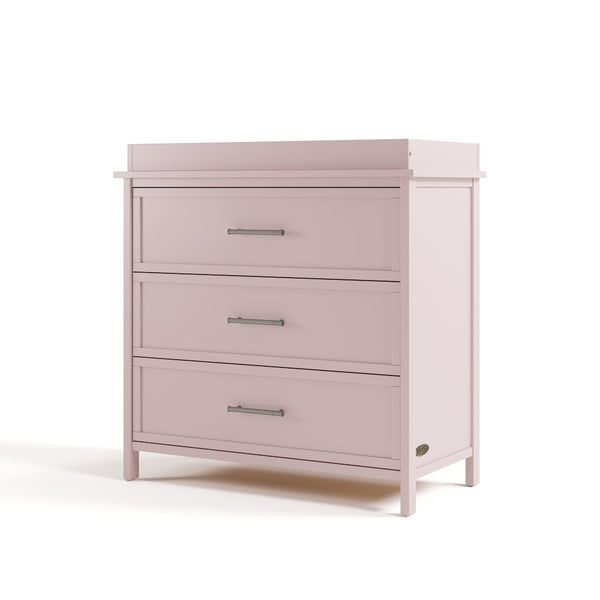 Classic 3 Drawer Chest with Topper- Blush