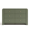 Read-With-Me 6 Drawer Dresser-Olive/Driftwood