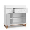 Storkcraft Modern Nursery Changing Table Dresser - Vintage Driftwood