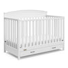 Graco Benton 5-in-1 Convertible Crib with Drawer (White)