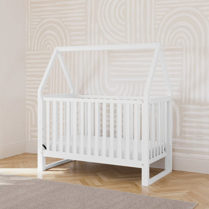 Storkcraft Orchard 6-in-1 Convertible Crib (White) – GREENGUARD Gold Certified