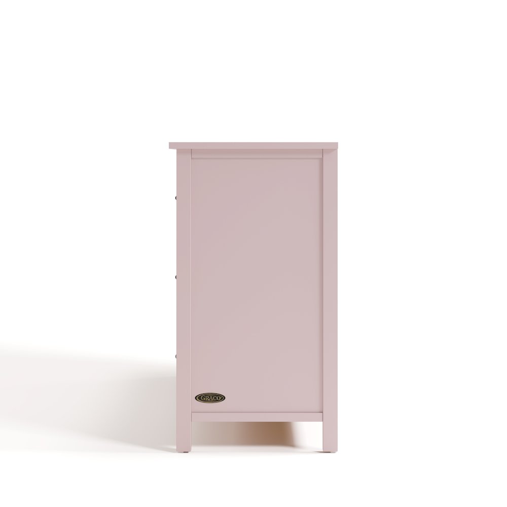 Classic 6 Drawer Dresser- Blush