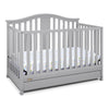 Graco Solano 4-in-1 Convertible Crib with Drawer - Pebble Gray