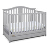 Graco Solano 4-in-1 Convertible Crib with Drawer - Pebble Gray