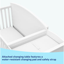 Graco Bellwood 5-in-1 Convertible Crib & Changer with Drawer (White)