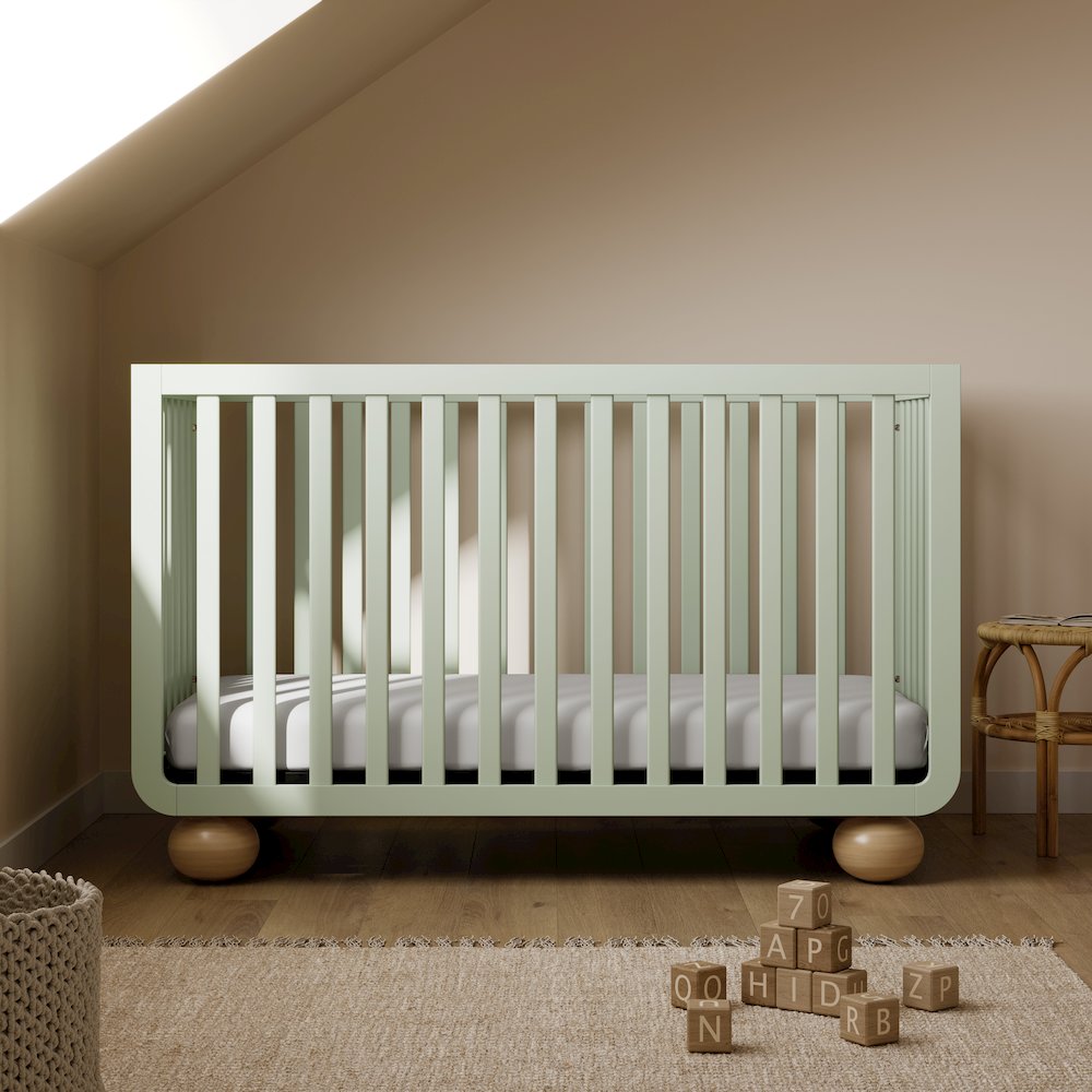 Amalfi Convertible Crib- Sage/Driftwood