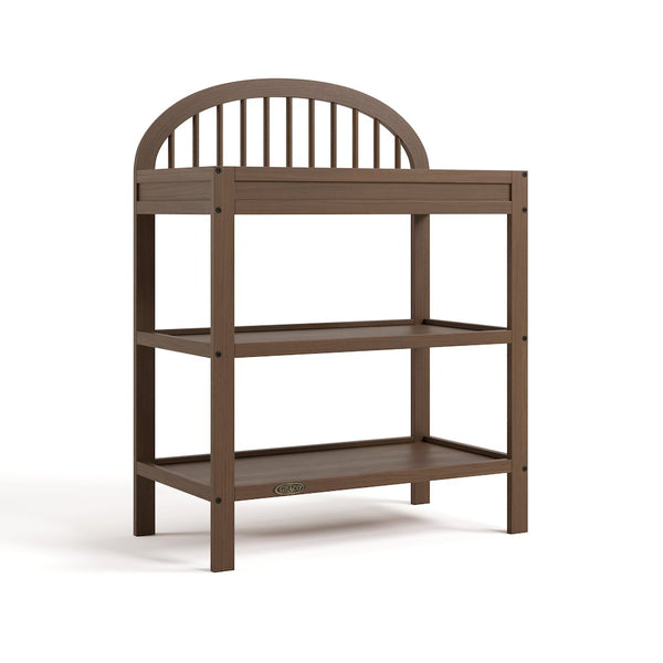 Graco Olivia Changing Table with Water-Resistant Changing Pad - Hazelnut
