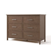 Classic 6 Drawer Dresser- Hazelnut