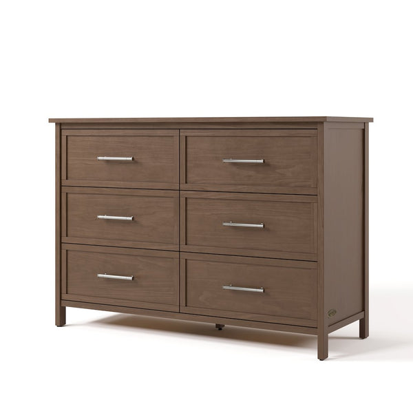 Classic 6 Drawer Dresser- Hazelnut