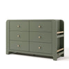 Read-With-Me 6 Drawer Dresser-Olive/Driftwood