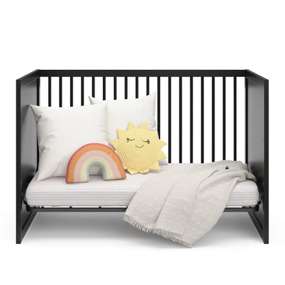 Storkcraft Calabasas 3-in-1 Convertible Crib (Black)