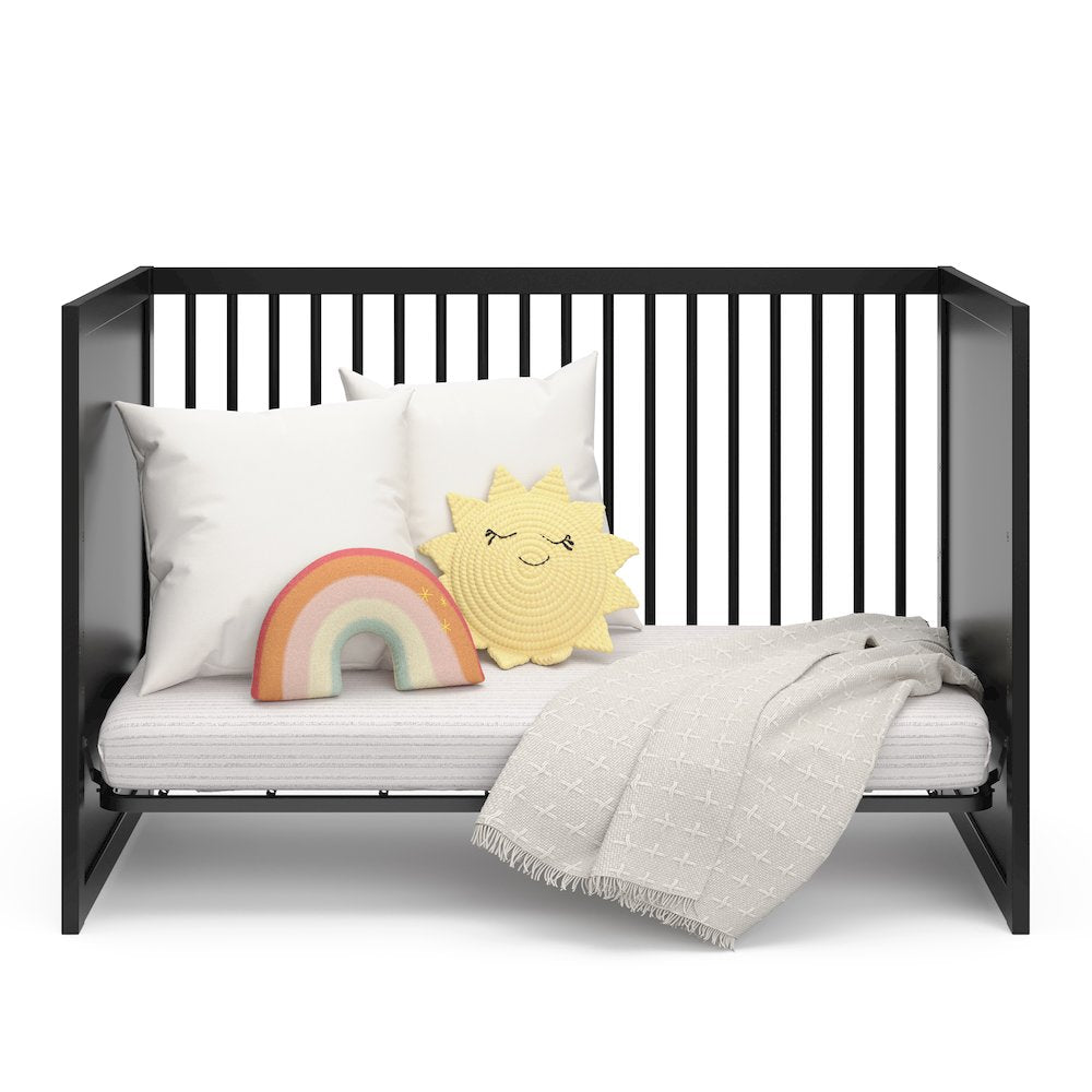 Storkcraft Calabasas 3-in-1 Convertible Crib (Black)