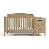 Benton Crib & Changer -Driftwood