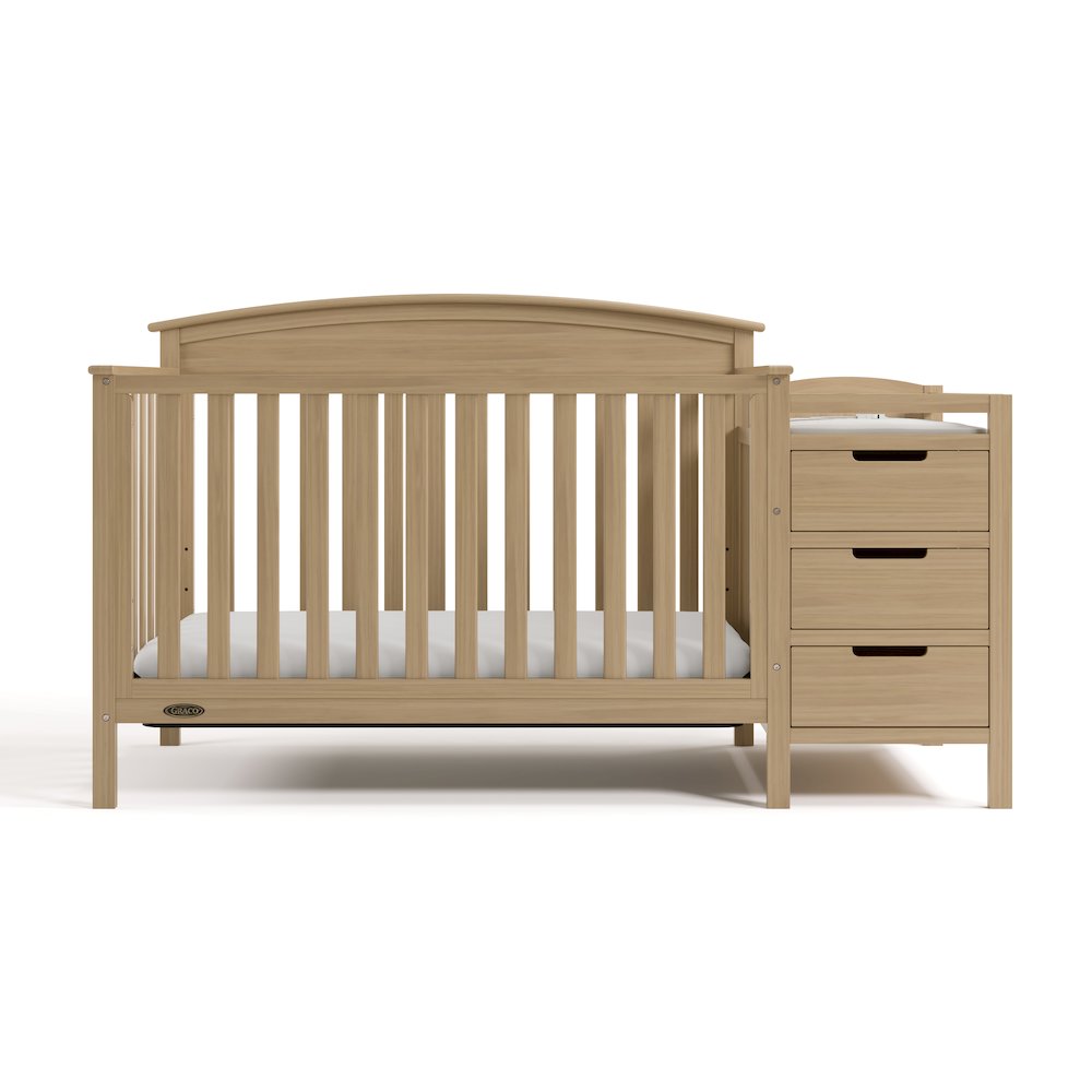 Benton Crib & Changer -Driftwood
